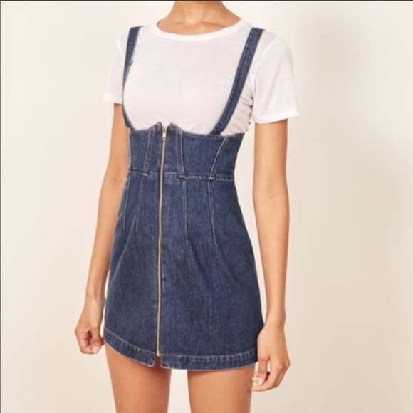 Reformation Dresses & Skirts - New REFORMATION Denim Corset Dress - 2